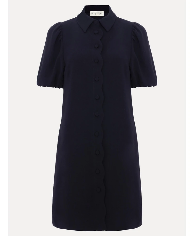 Phase Eight Women's Candice Scallop Detail Shirt Dress