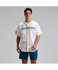 Nike Men's White Colombia Baseball 2026 World Classic Stadium Jersey