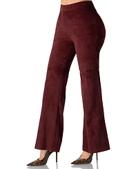 Ivonne Women's Straight-Leg Faux-Suede Pants