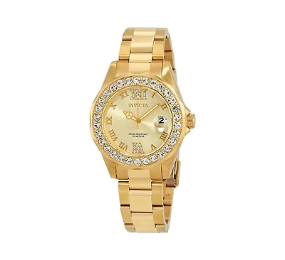 Invicta Women's Pro Diver Quartz 3 Hand Dial Watch