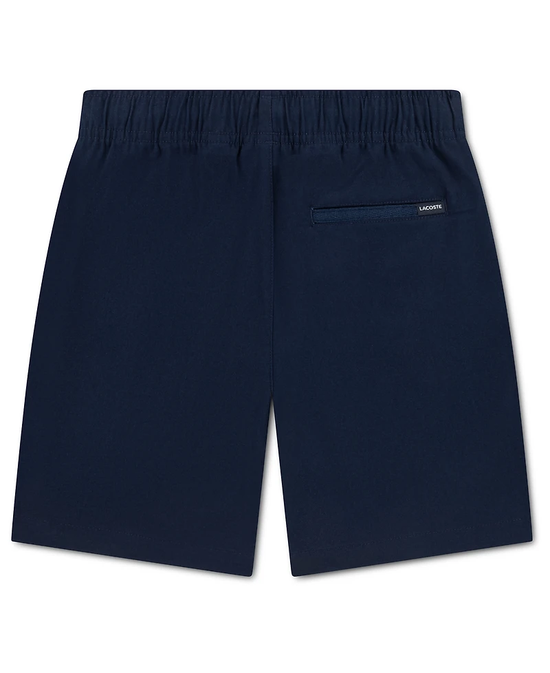 Lacoste Boys' 8-18 Stretch Twill Pull-On Shorts