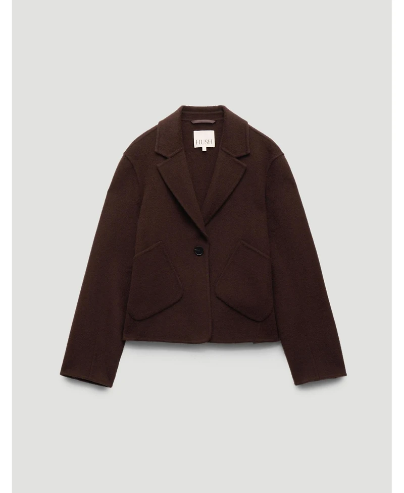 Hush Women's Mina Pure Wool Double Faced Blazer
