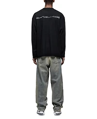 Good For Nothing Men's Scribble Long-Sleeve Waffle T-Shirt