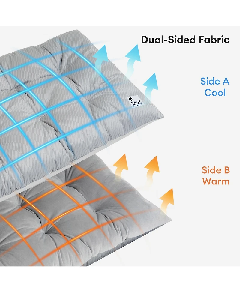 FunnyFuzzy Dual-Sided Plush Washable Dog Pad