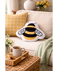 C&F Home Bumble Bee Hooked Shaped Throw Pillow