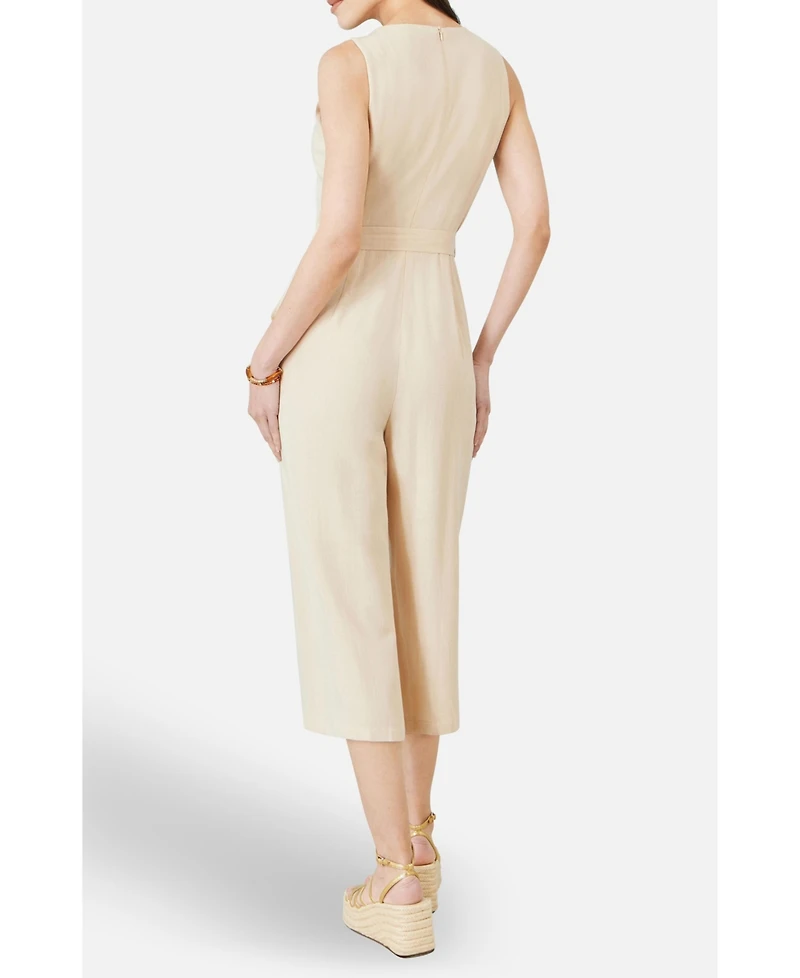 Yumi Women's Viscose Culotte Jumpsuit