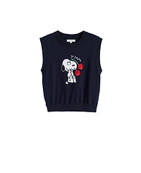 Chinti & Parker Women's Cotton Snoopy Cherry Tank