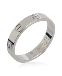 Pre-Owned Cartier White Gold Small Model Love Ring