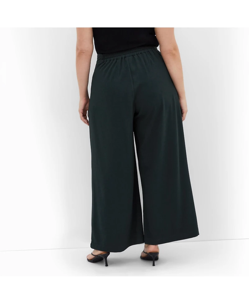 City Chic Women's Plus Abbie Wide Leg Pant