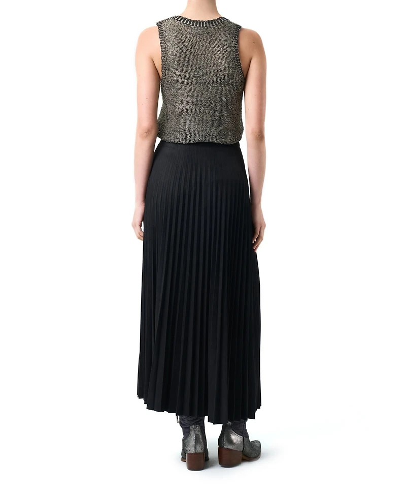 Velez Women's Pleated Knit Skirt