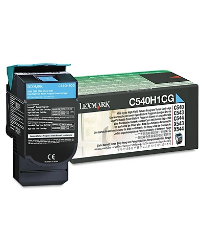 Lexmark C540H1CG 2000 Page-Yield Return Program High-Yield Toner