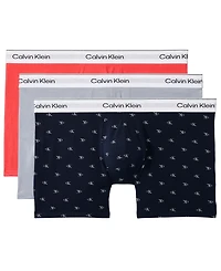 Calvin Klein Men's Icon Cotton Stretch Low-Rise Trunks, 3-Pack
