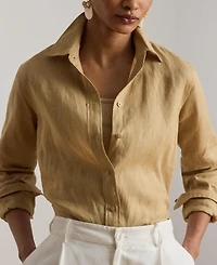 Lauren Ralph 100% Linen Shirt