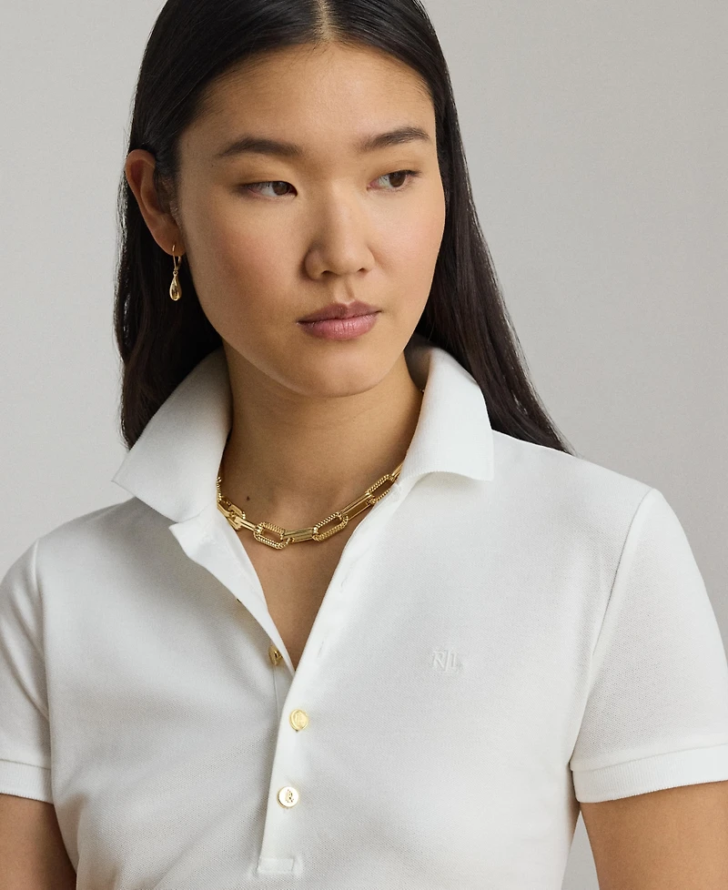 Lauren Ralph Pique Polo Shirt