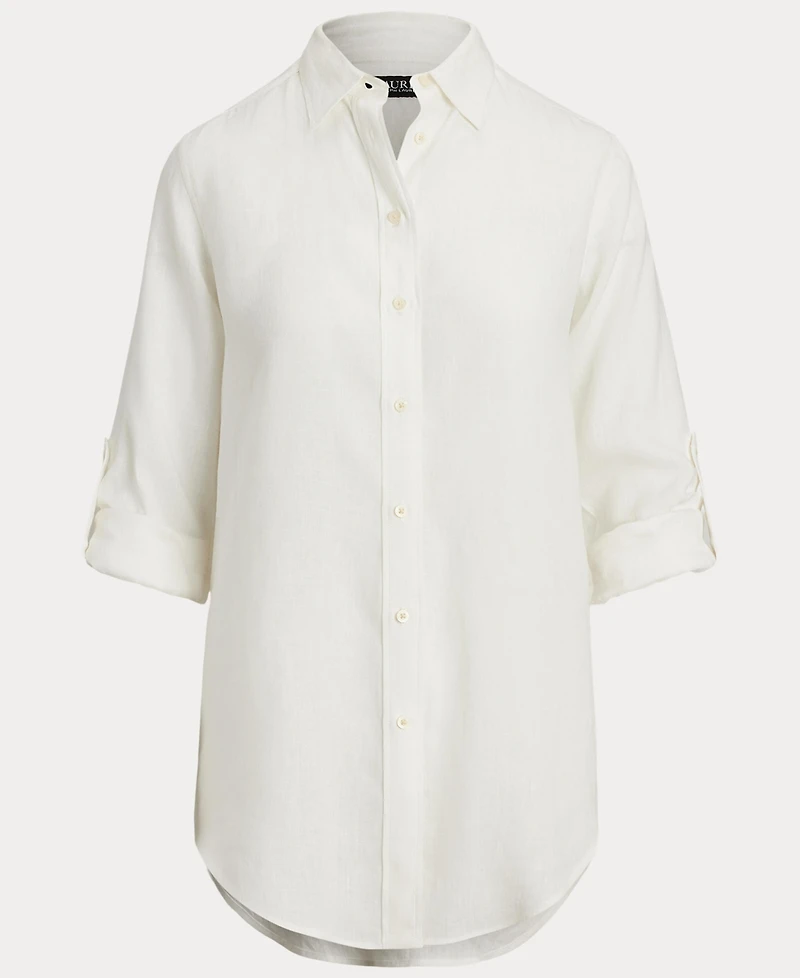 Lauren Ralph 100% Linen Shirt