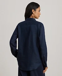 Lauren Ralph 100% Linen Shirt