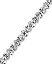 Diamond Link Bracelet (1/4 ct. t.w.) in Sterling Silver