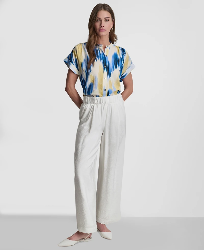 Dkny Women's High-Rise Pull-On Ankle Pants