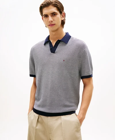 Tommy Hilfiger Men's Cool Tech Structured Short-Sleeve Polo Shirt
