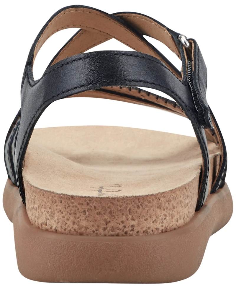 Earth Women's Athena Strappy Footbed Flatform Sandals