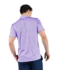 TailorByrd Men's Printed Performance Polo