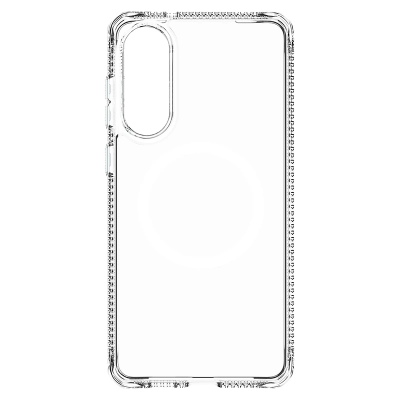 ITSkins Hybrid_R Clear MagSafe Case for Samsung Galaxy S25 Edge