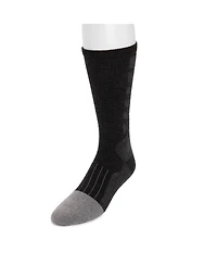 Muk Luks Men's Work Wear Steel Toe Crew Socks, 1 Pair Pack