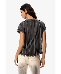 Desigual Women's Short-Sleeved T-Shirt Masha Popova