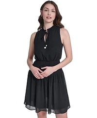 Vince Camuto Women's V-Neck Fit & Flare Mini Dress
