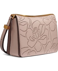 Donna Karan New York Jericho Floral Perforated Medium Shoulder Bag