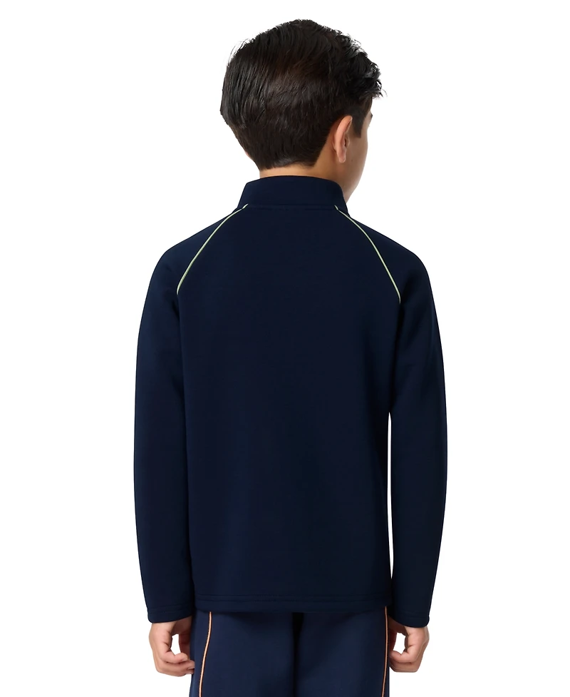 Lacoste Boys' 10-16 Long-Sleeve Half-Zip Golf Top