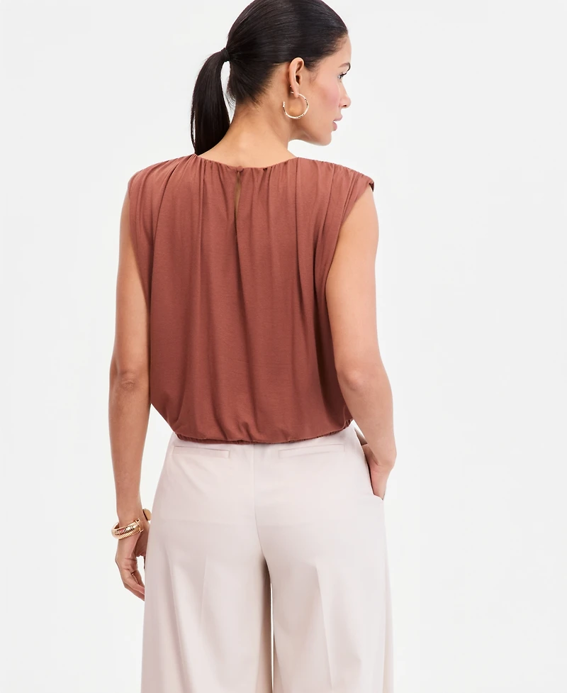 I.n.c. International Concepts Women's Sleeveless Blouson Top, Macy's Exclusive