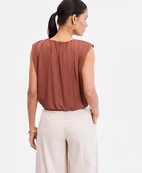 I.n.c. International Concepts Women's Sleeveless Blouson Top, Macy's Exclusive
