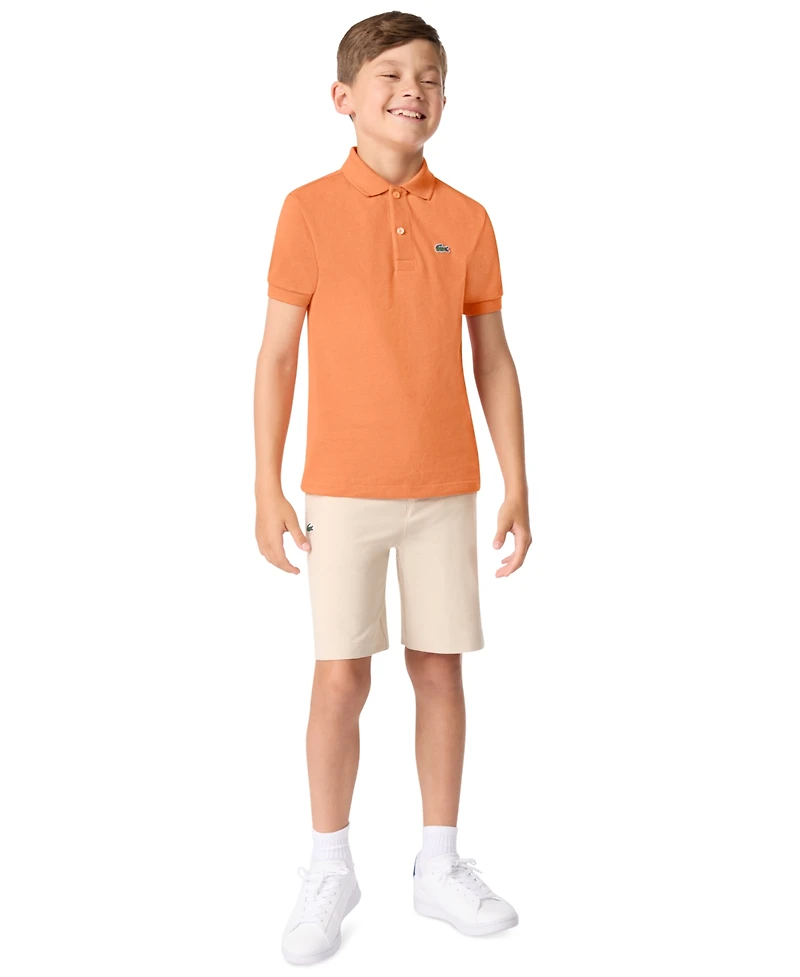 Lacoste Big Boys Cotton Petit Pique Polo Shirt