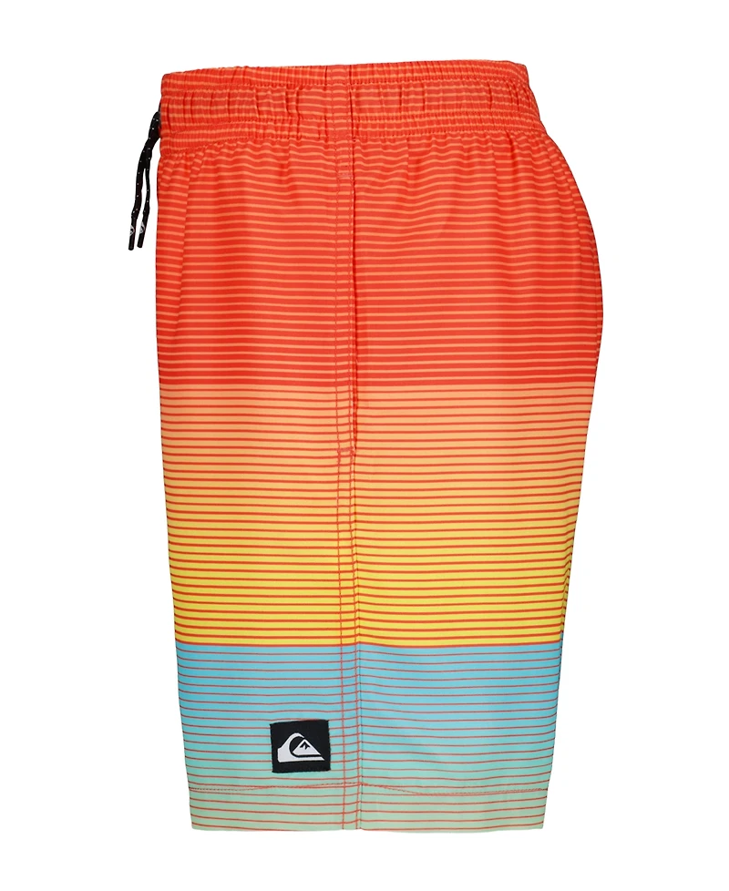 Quiksilver Boys' 8-20 Everyday Mix Stripe Swim Board Shorts