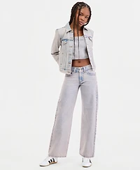 Levi's Women's Super-Low Double-Button Relaxed-Fit Denim Jean