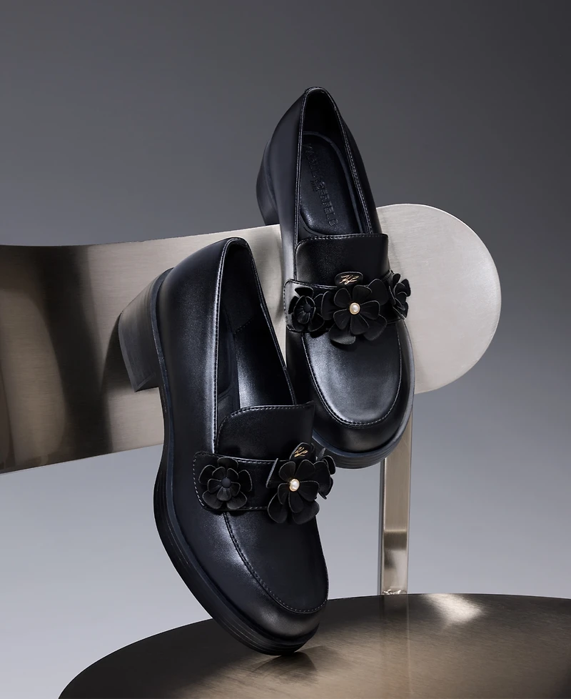 Karl Lagerfeld Paris Women's Camilia Fleur Loafers