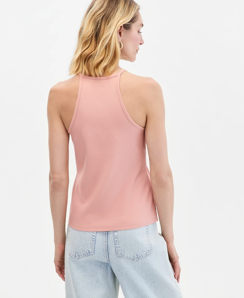I.n.c. International Concepts Women's Crystal Embellished Halter Tank Top, Macy's Exclusive