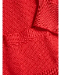 Celtic & Co. Women's Long Sleeve Cotton Crew Neck Cardigan