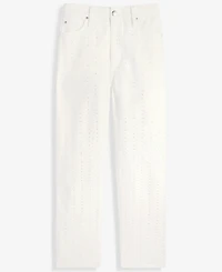 I.n.c. International Concepts Women's Crystal-Embellished Straight-Leg Ankle Jeans, Macy's Exclusive