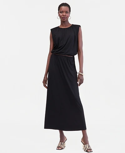 I.n.c. International Concepts Women's Side-Tie Knit Midi Skirt, Macy's Exclusive