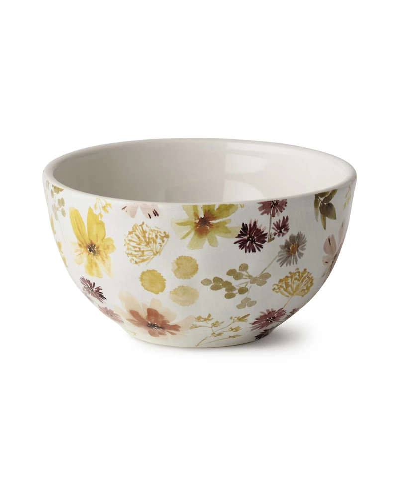 Certified International Wildflowers Ice Cream Bowls, Set of 4