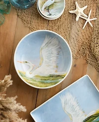 Certified International Coastal Birds Round Platter
