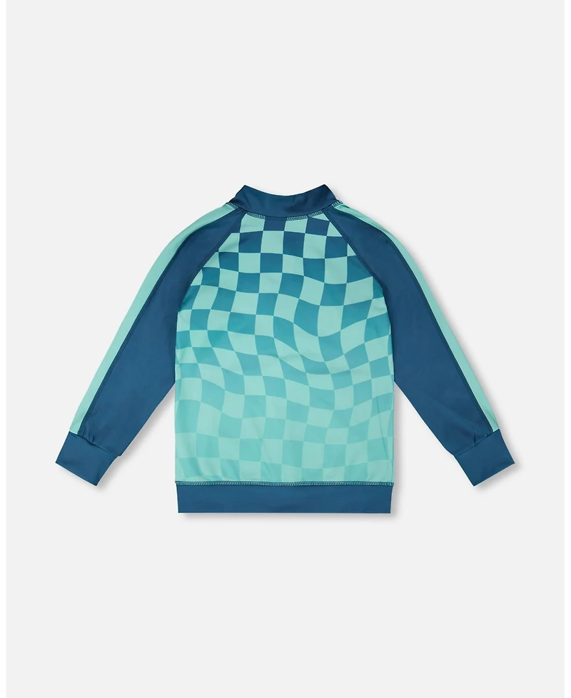 Deux par Boys Full Zip Athletic Cardigan