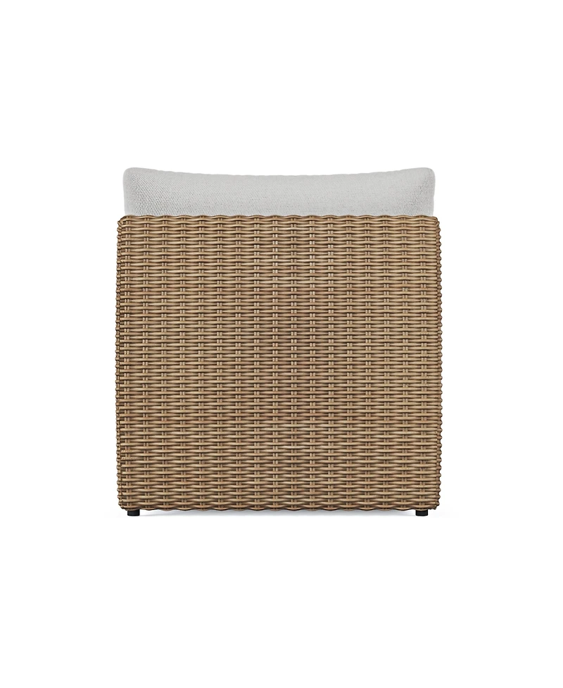 Sculptura 30" Aluminum Outdoor Armless Club Chair, Created for Macy's