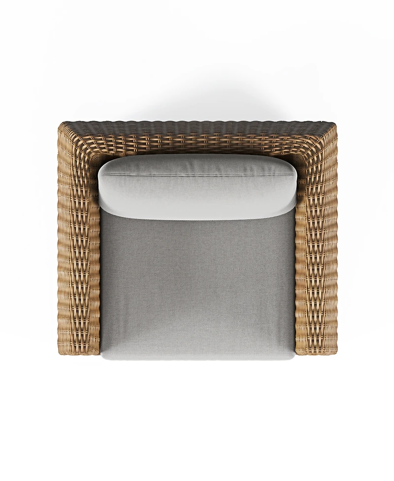 Sculptura 42" Aluminum Outdoor Swivel Club Chair, Created for Macy's