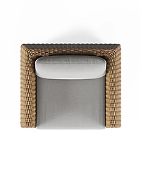 Sculptura 42" Aluminum Outdoor Swivel Club Chair, Created for Macy's