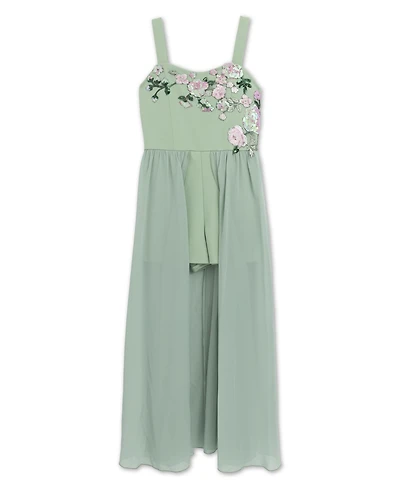 Speechless Girls' 7-16 Sleeveless Sweetheart Neck Dress