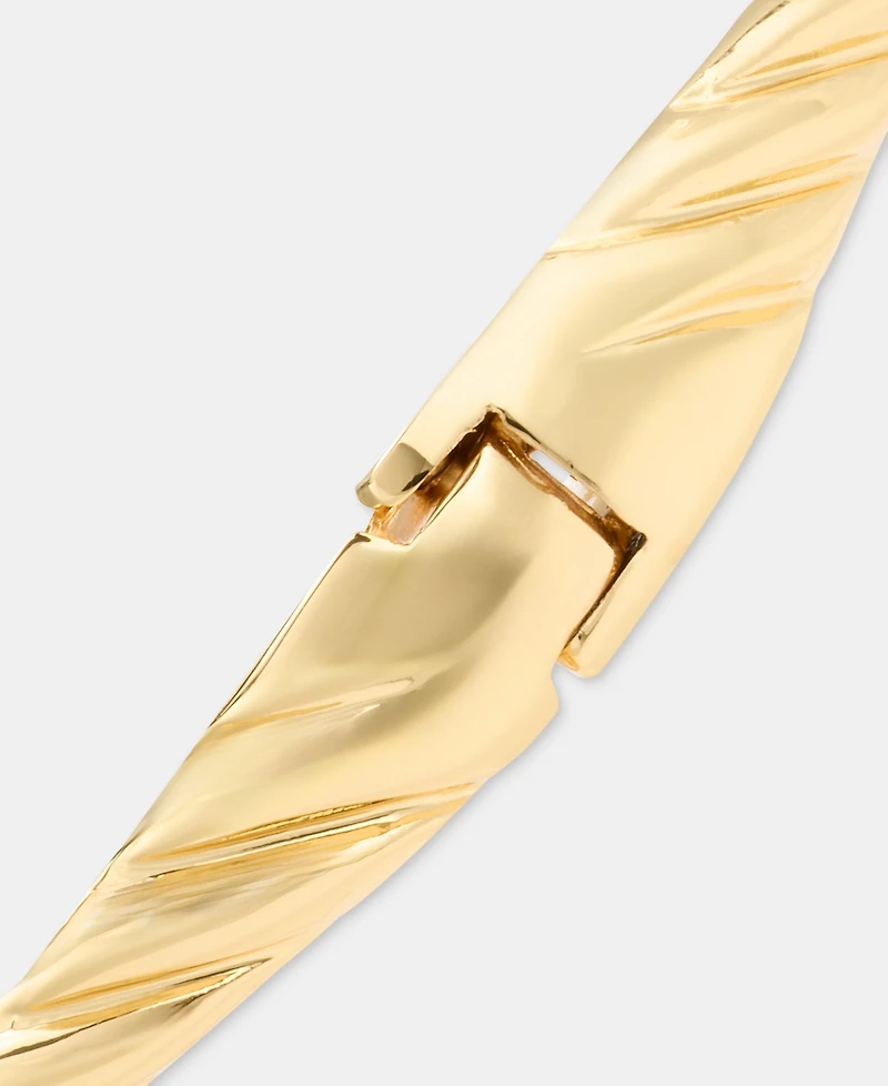 Anne Klein Crystal Flower Cuff Bracelet