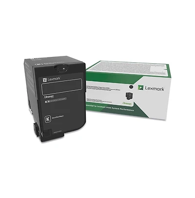 Lexmark 74C00KG 3,000 Page-Yield Return Program Toner - Black